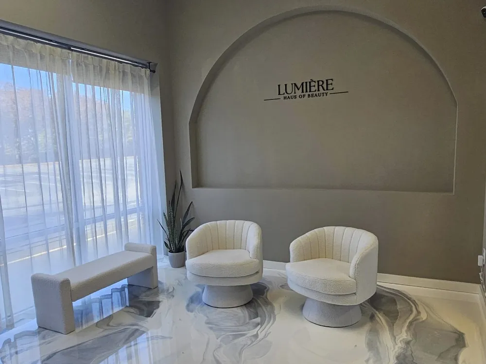 Reception area inside the studio
